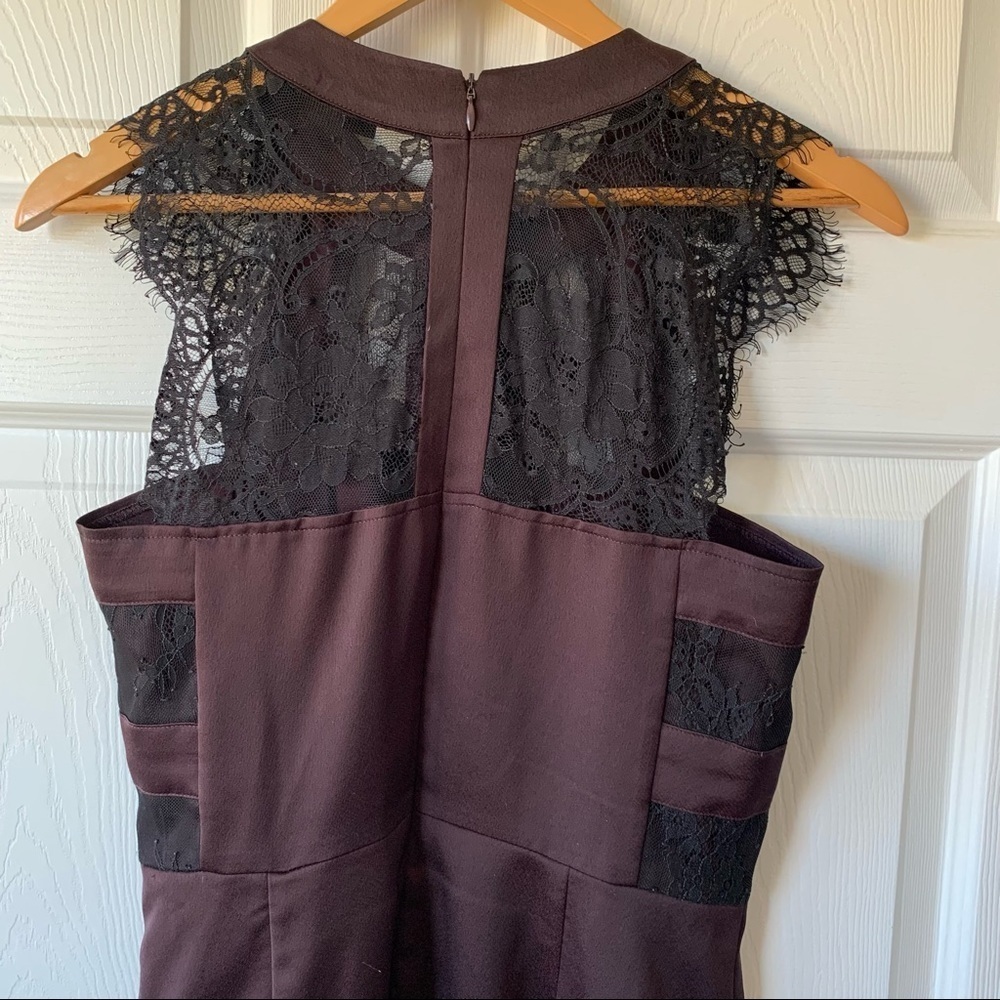 Le Château size small plum and black lace top - Picture 12 of 12